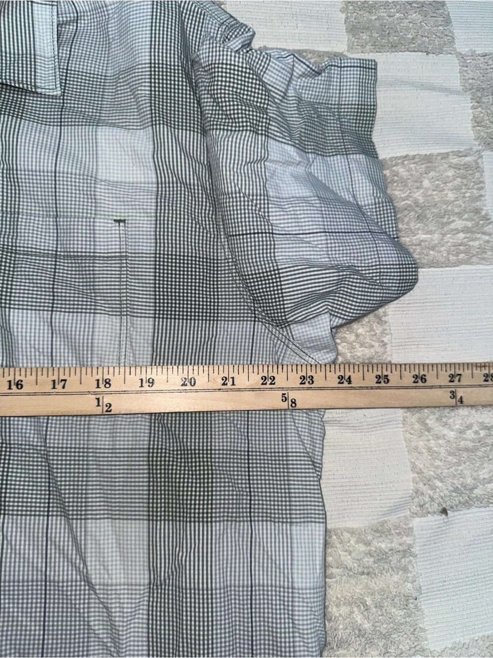 The North Face nylon plaid button front lightweight outdoor hiking size XXL‎